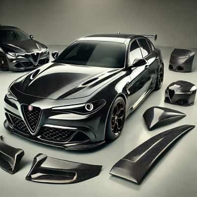 Alfa Romeo Carbon fiber components