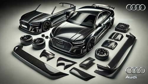 Audi Carbon fiber components